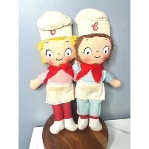 Vintage Campbell Kids Cloth Dolls – Set of 2 1980s - 1990s Toy set